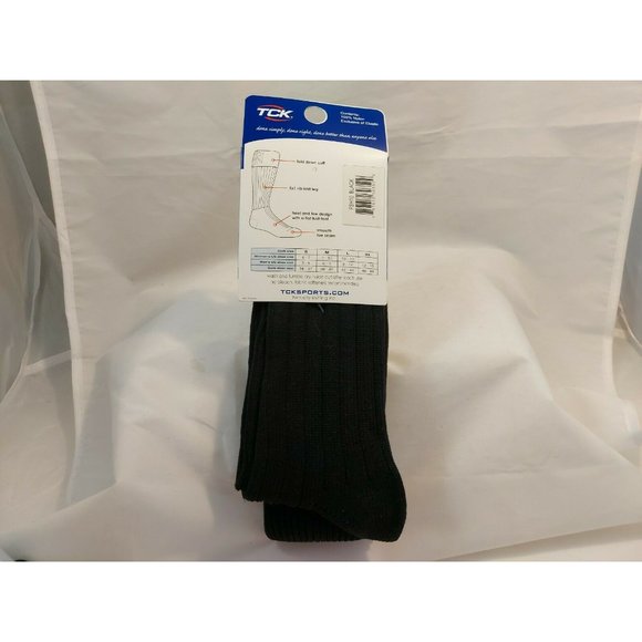 Kneehigh TCK TWIN CITY Euro Soccer Football Athletic Socks Large Black FSH10 - Picture 5 of 10